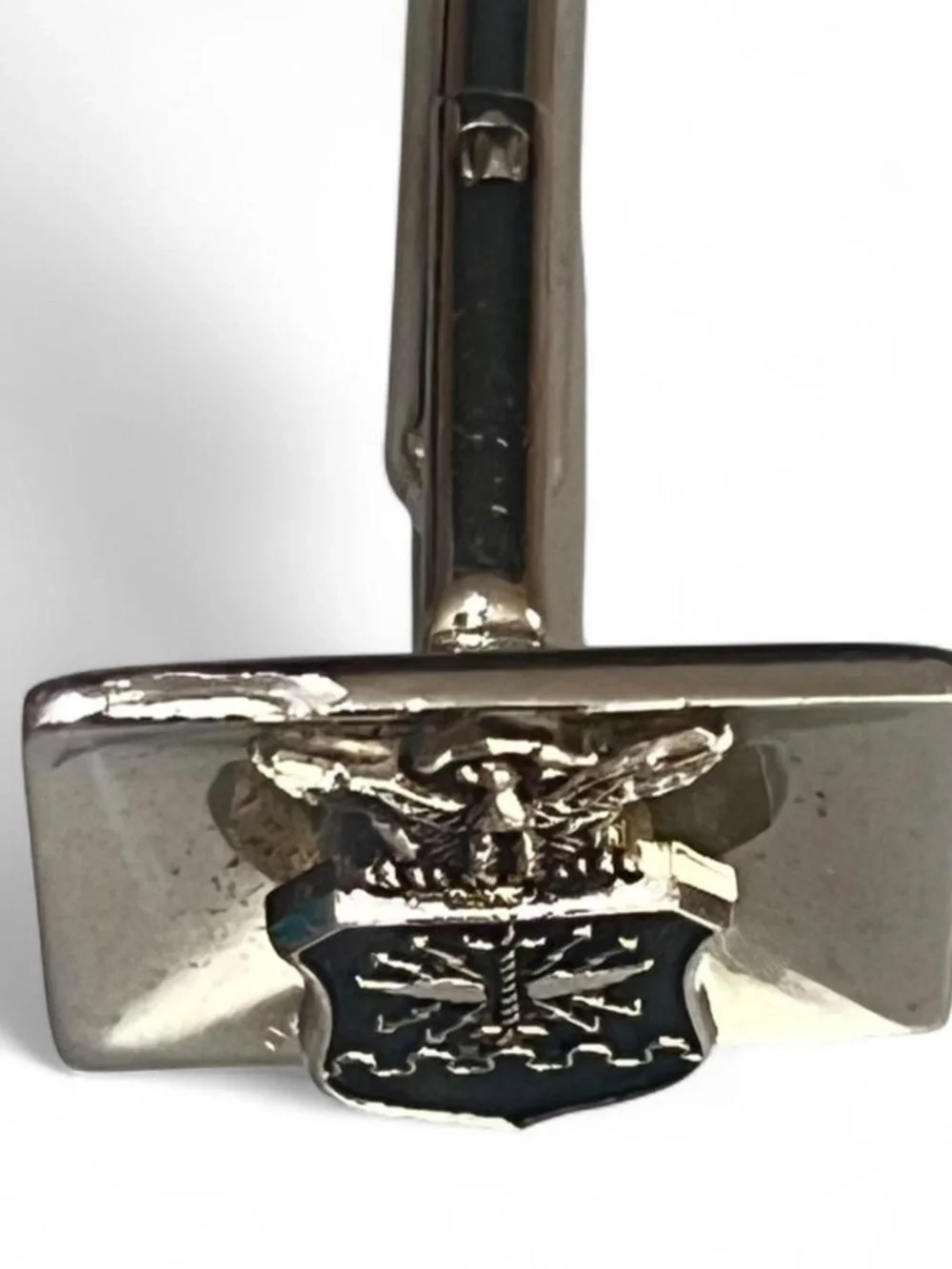 Vintage Balfour U.S Air Force Crest Silver Tone Cufflinks USAF Uniform Formal